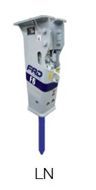 Brise-roches hydrauliques gamme F6 - Silence LN - modèle F6, poids opérationnel 365 kg_2