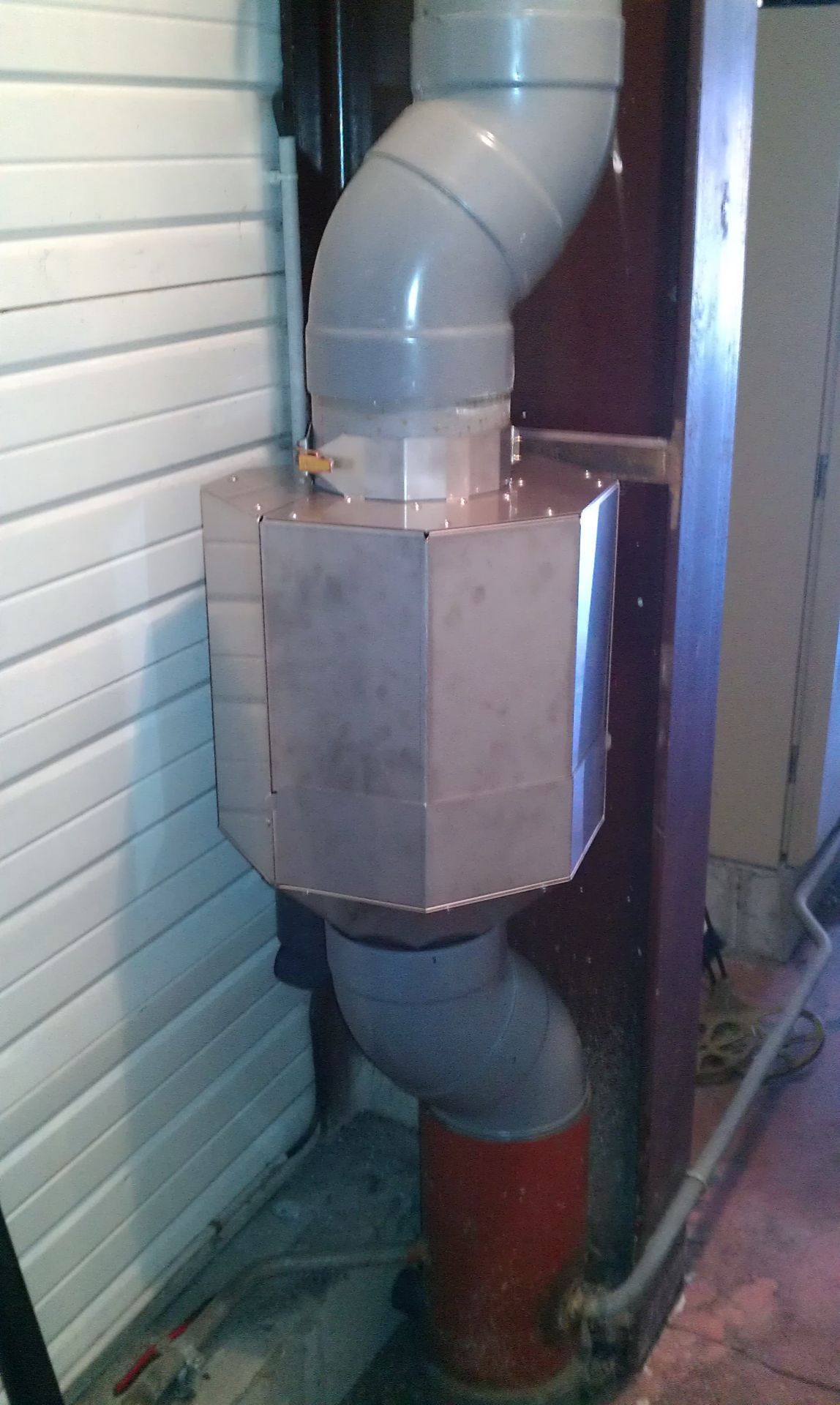 Collecteur en inox avec sortie diamètre 90 mm pour citernes