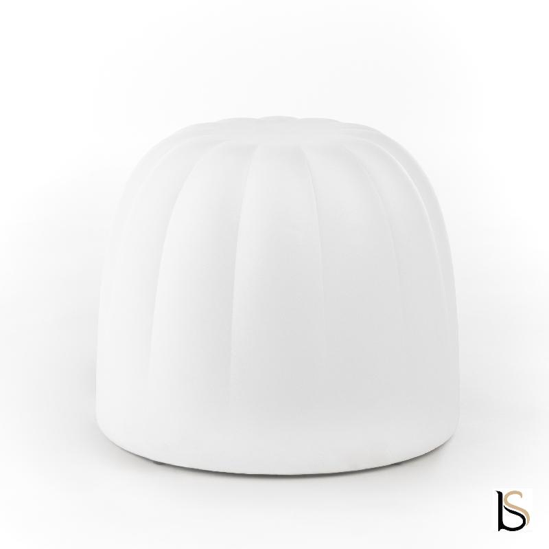 Pouf design Gelée - Slide - Blanc_2