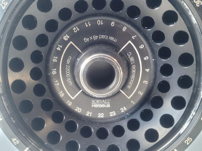 Rotor angulaire pour centrifugeuse 48 x 4g SORVALL HERAEUS_2