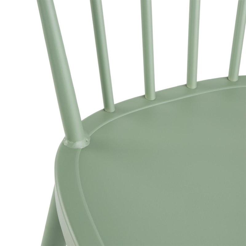 Tabourets hauts en aluminium Windsor verts (lot de 2) | Bolero - DX689_2