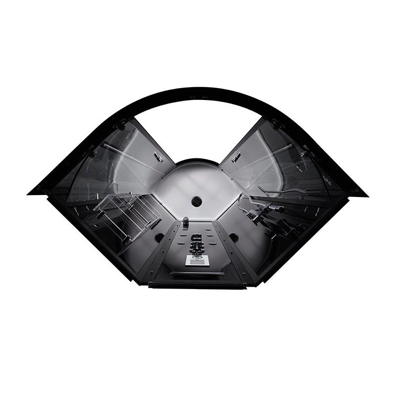 CABINE DOUCHE HAMMAM ARCHIPEL® QDR 100C BLACK_2