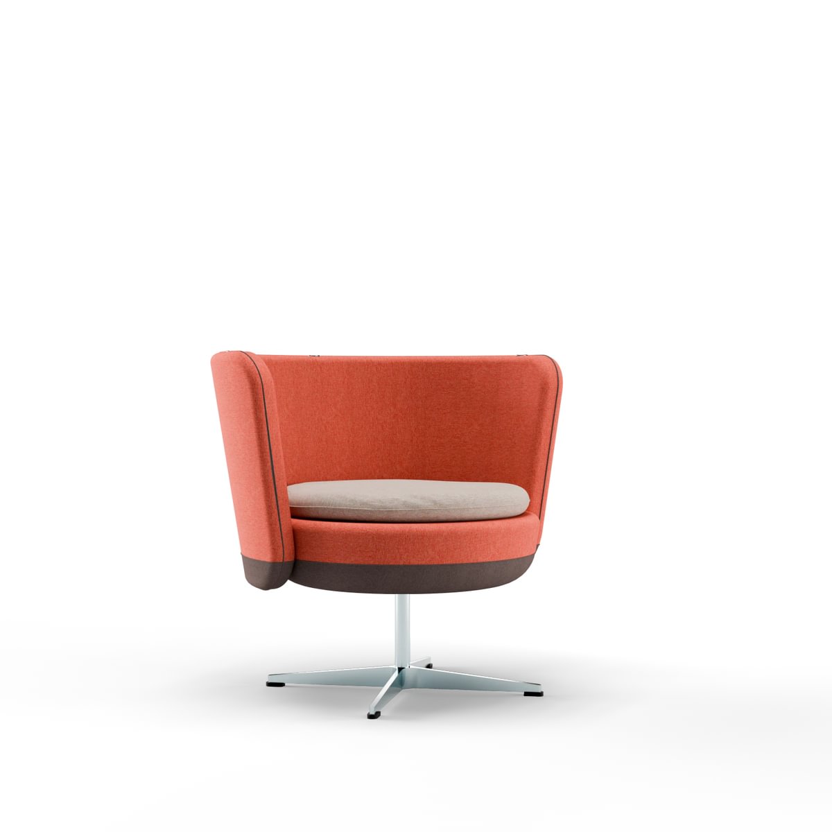 Chaise scolaire pivotante, à assise robuste et rembourrée - Manny_2