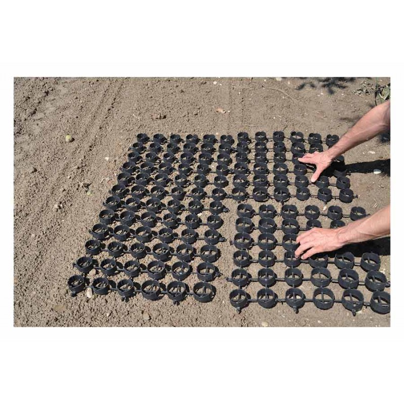 Dalle alvéolées à gazon - 50 x 50 cm - 4 plaques - F-AME001_2