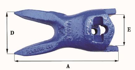 Dents de godet Fastkey FK4 DPE - Références FK4 DPE - Poids 4.50 Kg - Dimensions précises_2