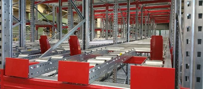 Rayonnage dynamique pour palettes - Esnova Racks S.A - Système de stockage pour flux optimal_2