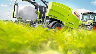 Rollant 455 / 454 uniwrap - enrubanneuse agricole - claas kgaa mbh - balles de 1,25-1,35 x 1,20 m_2