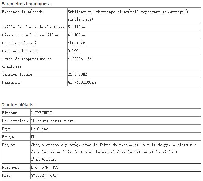 Hd - machine d'essai repassante de stabilité - Haida - dimensions 420x520x260mm - test textile de couleur de sublimation_2