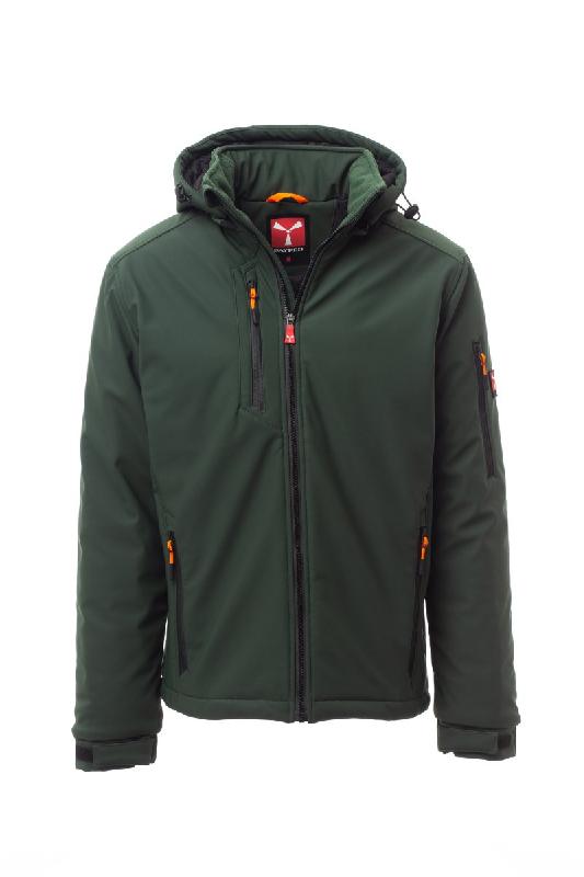 Soft-shell rembourré pour homme - WP 8000 mm, Capuche amovible, Poignets réglables - S00330-0489 - Payper_2