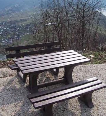 Table publique en plastique recyclé gamme TIVOLI - Longueurs 150 et 200 cm - ADS EQUIPEMENTS EURL_2