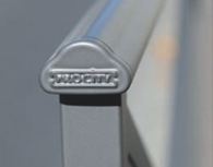 Barrière main courante LISBONNE - Simple croix, rosage ou grillagé - Longueurs 1000 ou 1500 mm_2