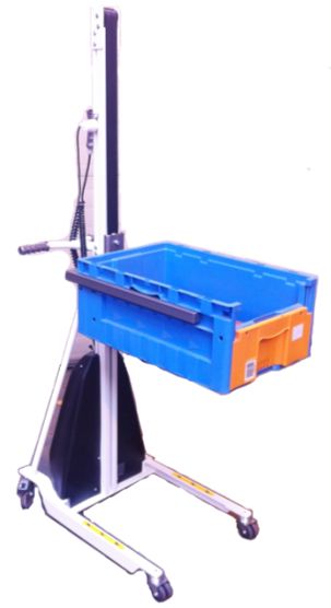 Chariot électrique pour manipulations de charges légères et moyennes
