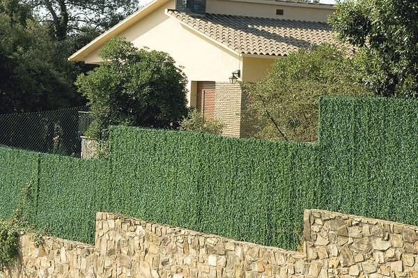 Haie artificielle 100% occultante - PVC ignifugé - 1,5 x 3 m - Campovert_2