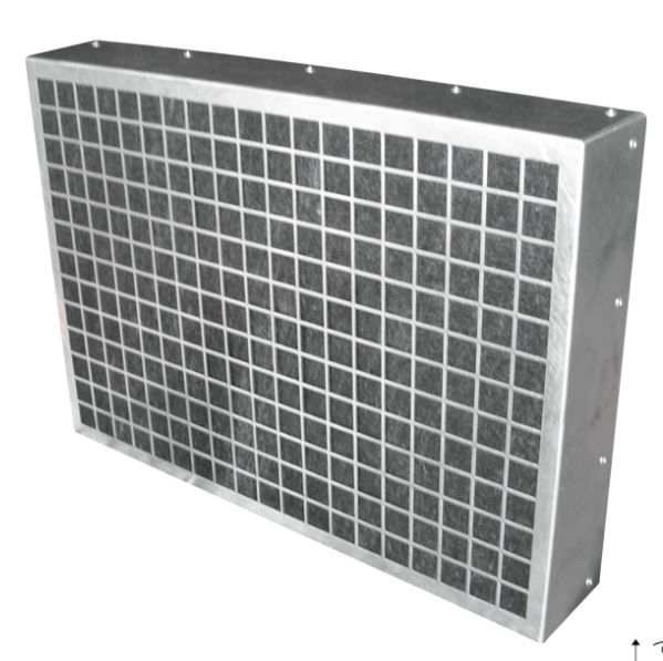Pfl - gz - filtre charbons actifs en panneaux - vectori - cadre en acier galvanisé_2