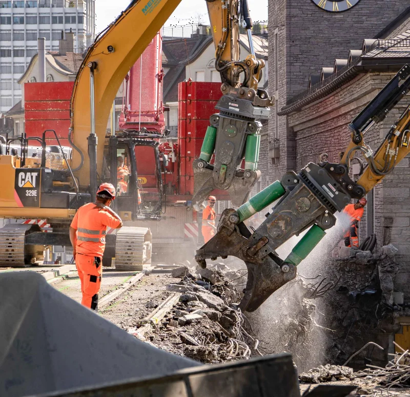 Pince de démolition Egli - pour pelles de 8 à 85 tonnes, avec mâchoires interchangeables_2