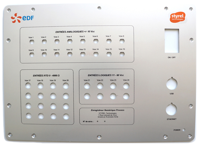 Impression sur plaque aluminium par oxydation anodique - Résistance aux agressions chimiques, usure et chaleur - SAGIP Sérigraphie_2