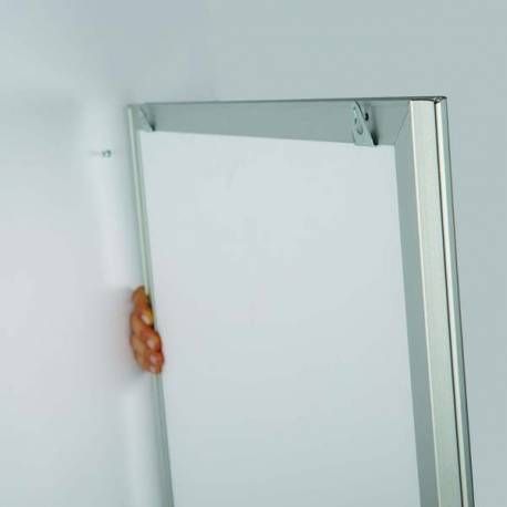 8062 ECO - Cadre porte-affiche à clapets LED Afix Diffusion - Format A4 - Aluminium anodisé, éclairage LED_2