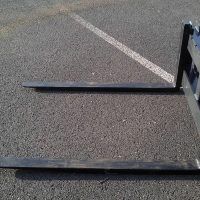 Fourches à palettes 2 t - longueur 1200 mm - attelage euro, mailleux, merlo, jcb, manitou, faucheux_2