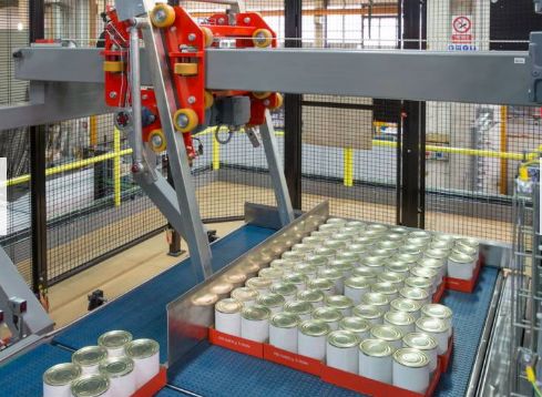 Palettiseur automatique AC520 Arrow - Clevertech France - Transfert de couche à 90° avec alimentation en hauteur_2