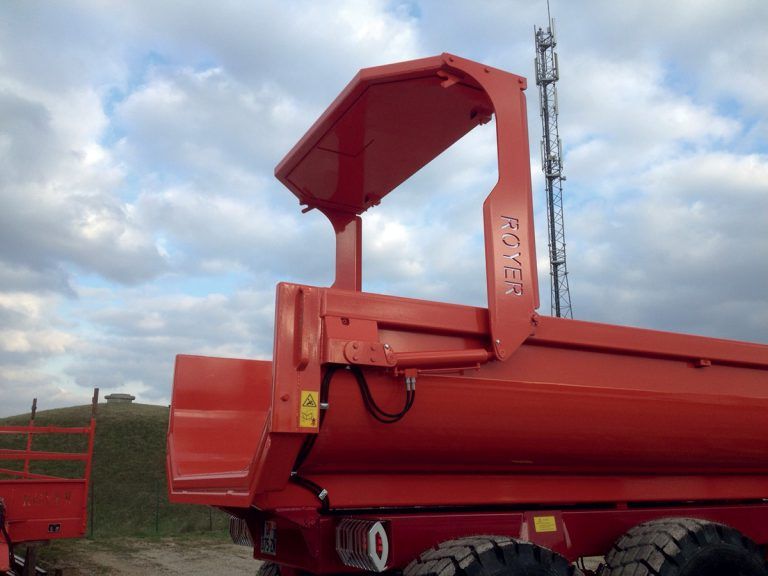 Benne travaux publics - Constructions métalliques Royer Serge et Fils - Charge utile de 9 à 22t - Acier anti-abrasion 400 HB_2