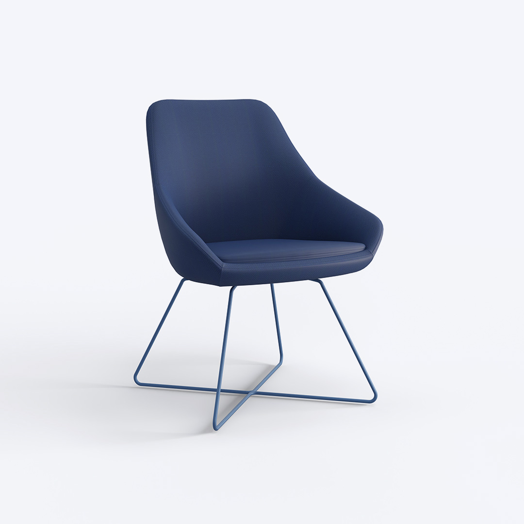 Siège d'accueil contemporain avec confort ergonomique_2
