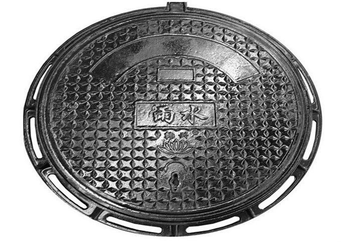 Surface de haute résistance de noir de fonte de couverture de joint du double d400 pour l'algérie_2