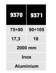 Équilibreur de charges enrouleur 9370-9371 - câble inox - corps aluminium - capacité 75 à 105 kg_2