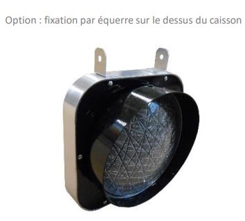 Feu R1 plat clignotant orange D200mm - 16043X - Fabrication française - Leds haute intensité_2