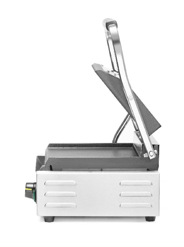 Grill de contact modèle simple 1/2 rainuré 1/2 lisse 220x230mm HENDI_2