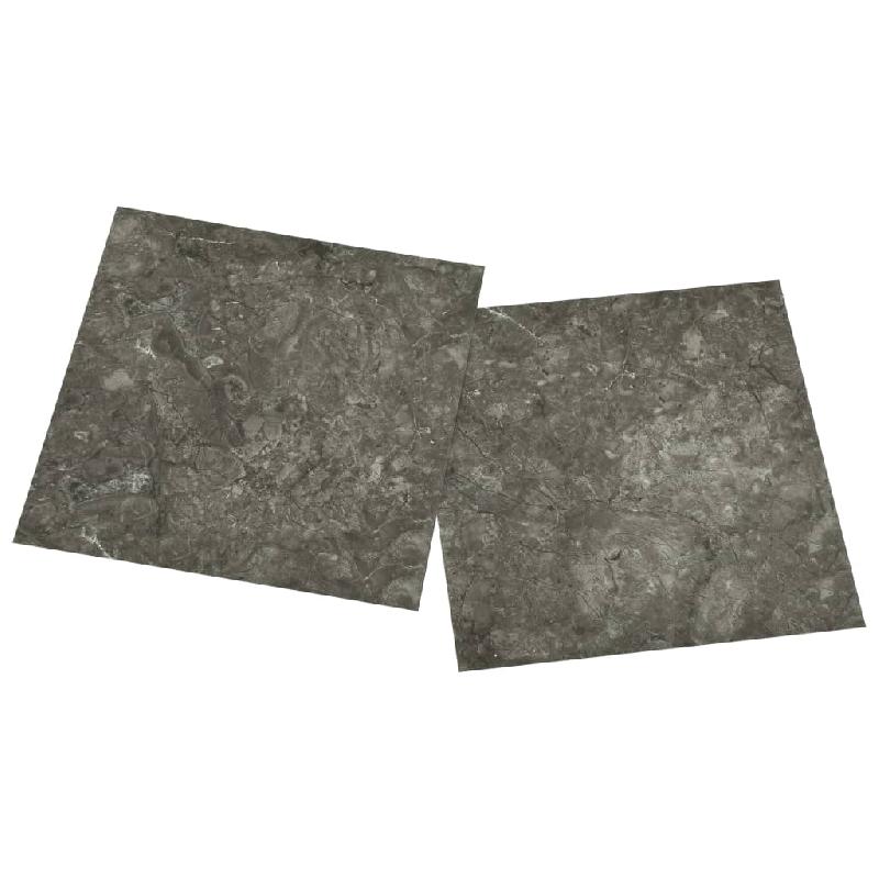 Vidaxl planches de plancher autoadhésives 55 pcs pvc 5,11 m² gris 324655_2
