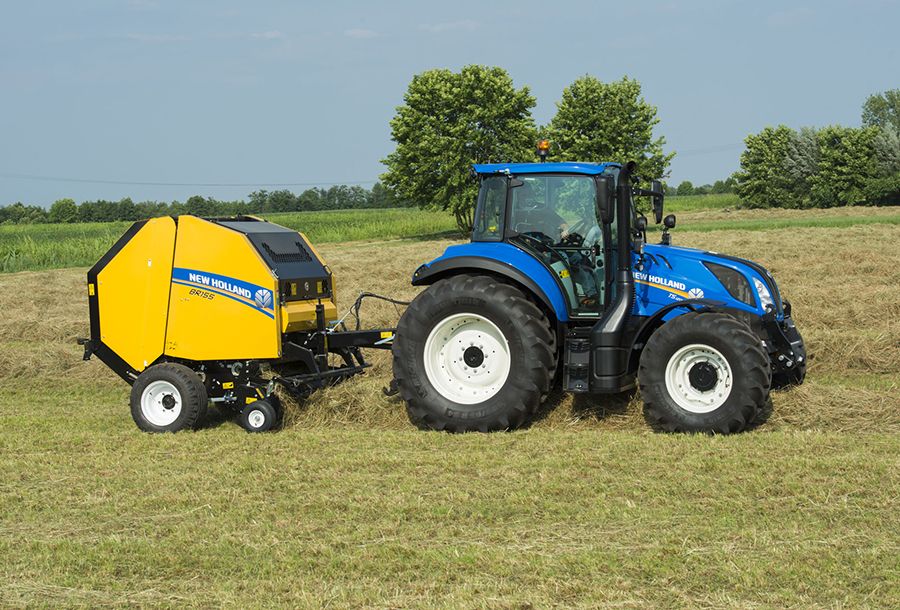Équipement New Holland pour production de balles rondes de qualité