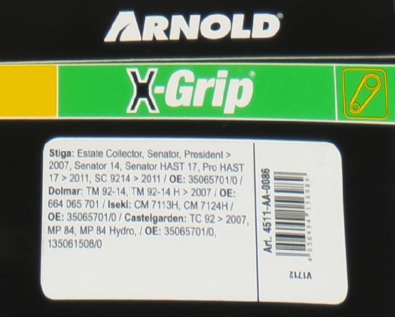 Courroie hexagonale X-Grip type AA 86 - Courroie trapézoïdale_2
