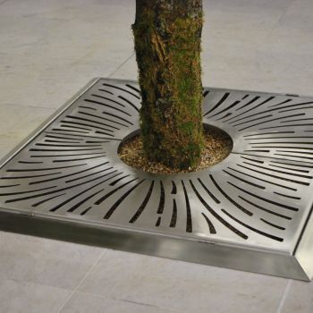 Grille d'arbre en inox - Dimensions 1000x1000 ou 1500x1500 mm - FRANCE INOX INDUSTRIE_2