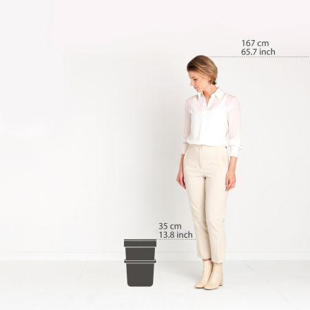 Poubelle composteur avec support mural - Volume S de 12 litres - Brabantia Sort & Go - Fir Green_2