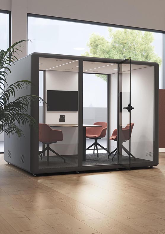 Cabine acoustique pour un environnement privé, spacieux et polyvalent -  Domus XL_2