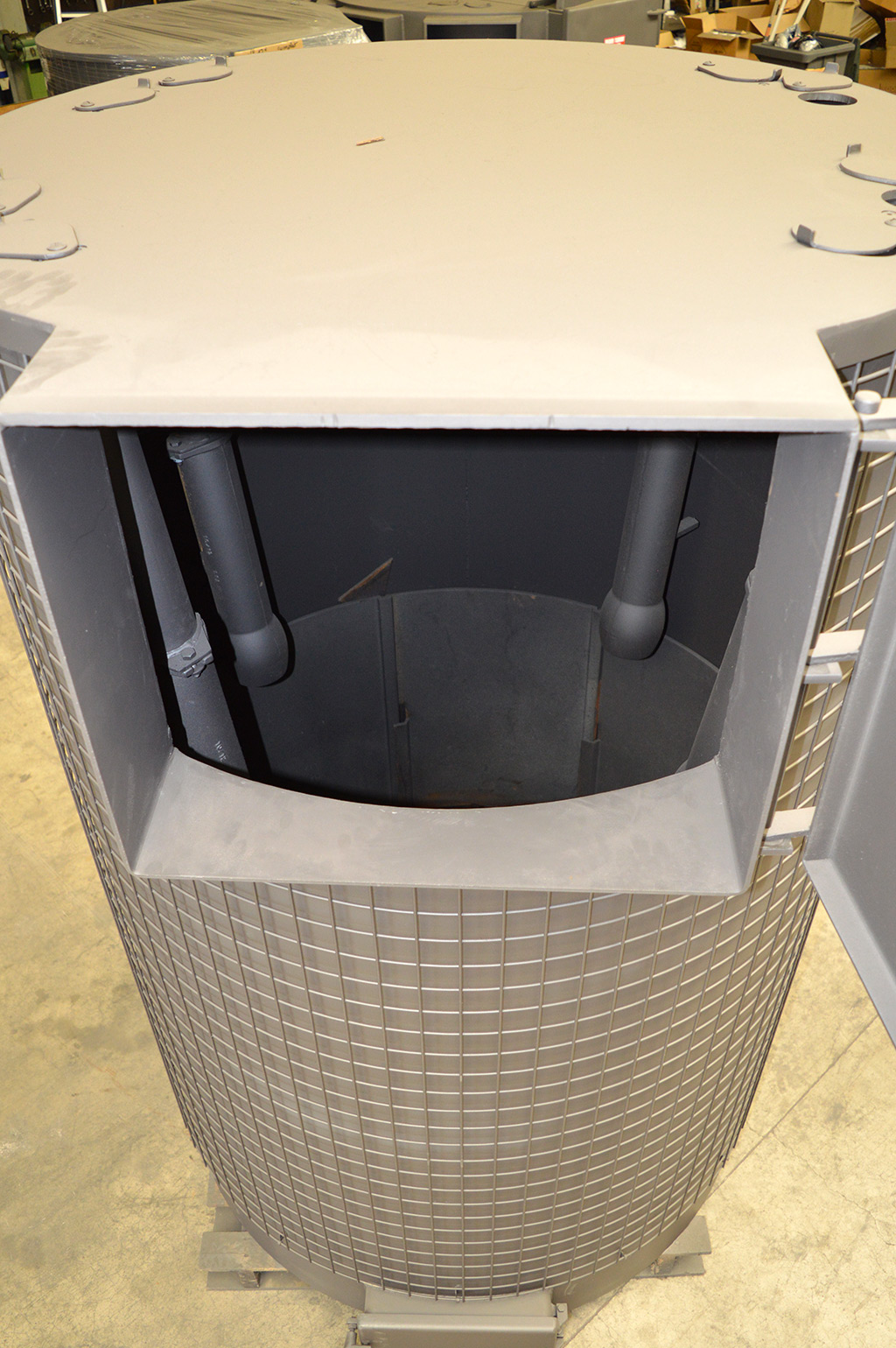 Générateurs d'air chaud à bois pour atelier - 56 m³_2