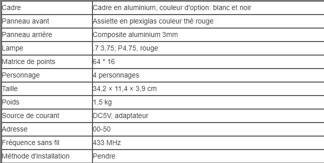 LD01D - Afficheur file d'attente Juumei - 1,5 kg - LED à une ligne de 4 caractères_2