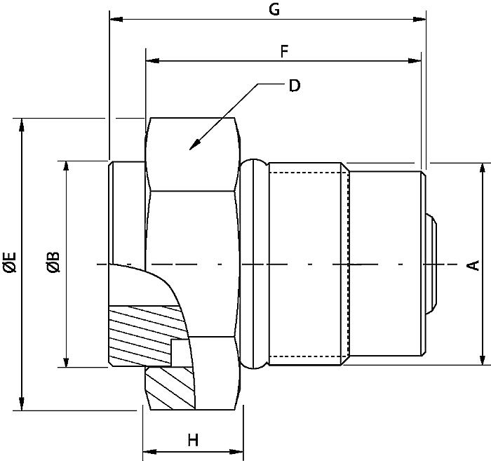 DN10 (série 981) - Coupleur CEJN en laiton nickelé pour air comprimé et fluides_2