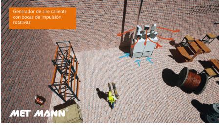 Générateurs d'air chaud industriels MM - 43 à 500 kW pour locaux de 560 à 12.900m3 - diesel, gaz naturel, propane_2