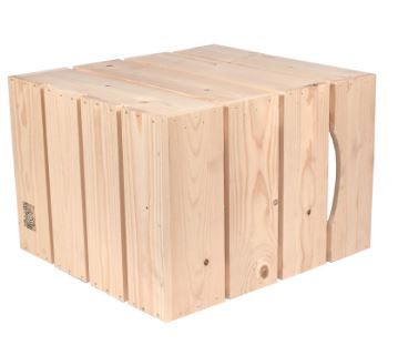 L4 - Caisses en bois Simply a Box - Dimensions L36 x H40 x P27 cm - Bois brut ou 6 coloris au choix_2