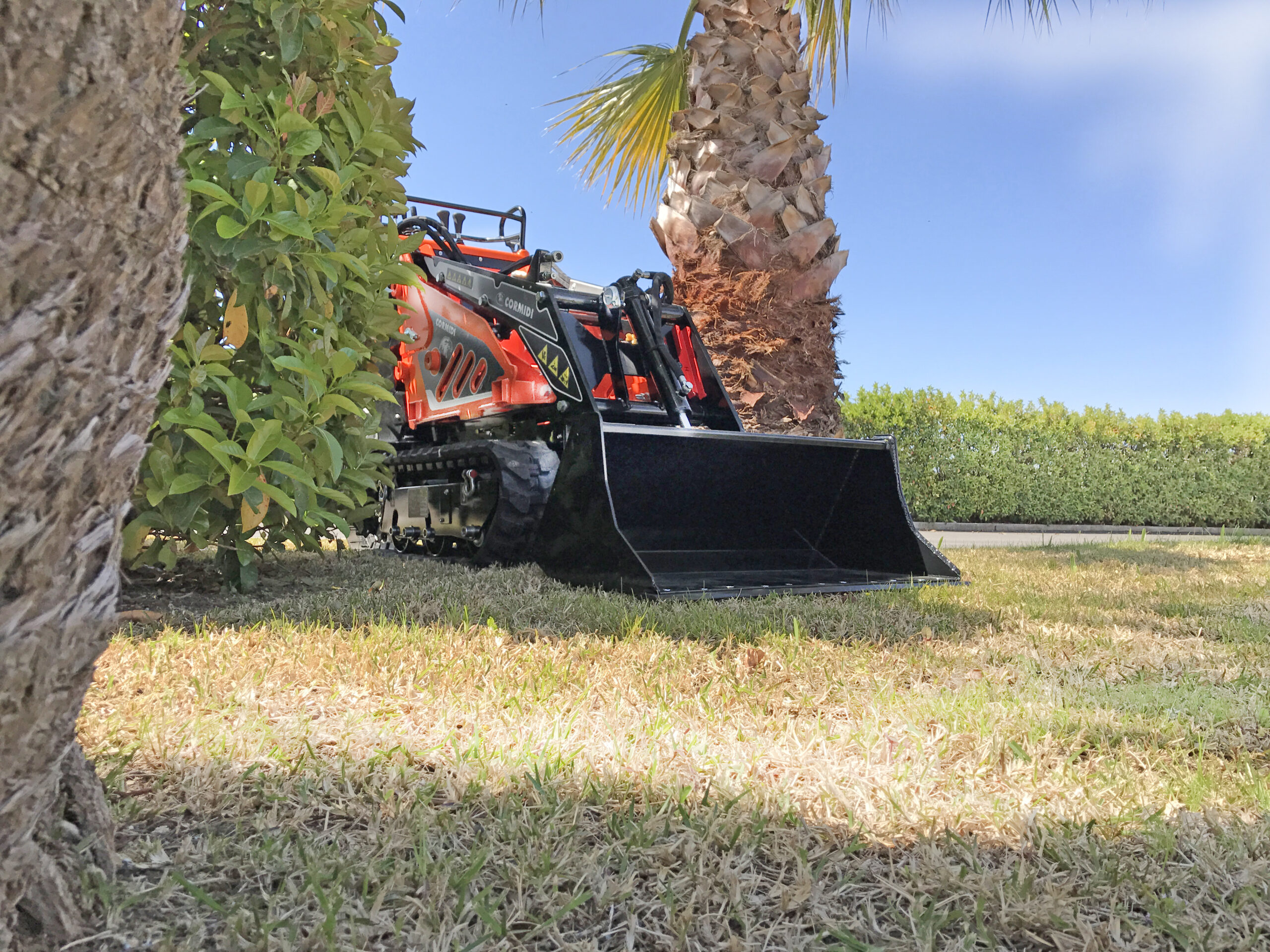 Mini-chargeuse Cormidi - capacité 800kg - idéale pour jardinage et arrosage_2