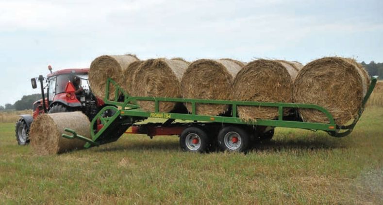 Plateau fourragers auto-chargable PRONAR TB-4 - longueur de surface de chargement 6910 mm - PTAC 10500 kg - suspension tandem_3