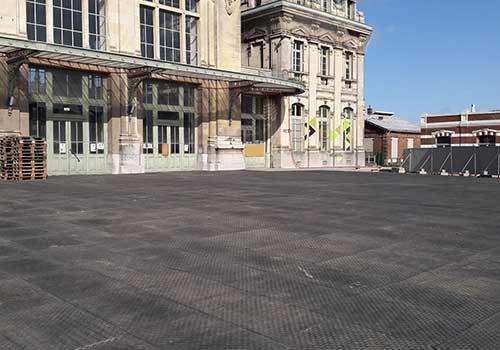 Protection de sol - Épaisseur 43 mm - Dimensions 1160 mm x 760 mm - Charge admissible 30 tonnes/m² - PVC recyclé_2