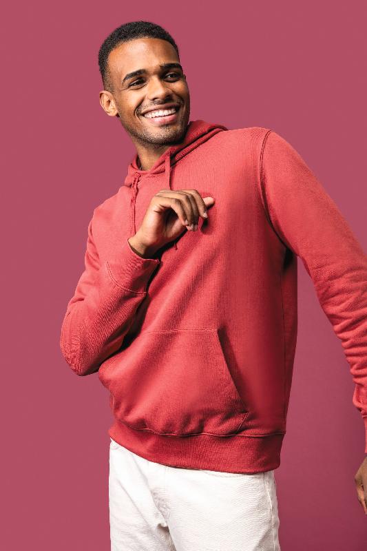 Sweat-shirt écoresponsable à capuche homme - Kariban - Réf: K4027 - 85% coton biologique et 15% polyester recyclé_2