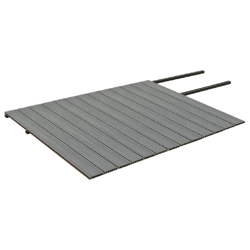 Vidaxl panneaux de terrasse et accessoires wpc marron/gris 26 m² 2,2 m 3070466_2