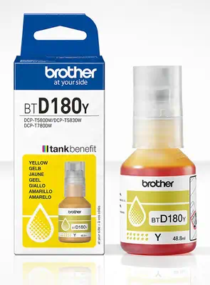 BTD180Y Jaune Bouteille d'encre originale Brother_2