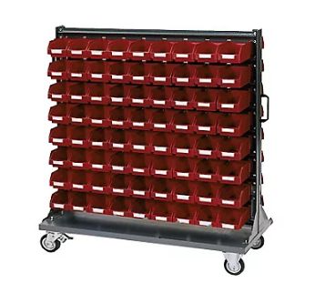 Chariot porte-bacs avec peinture époxy écologique