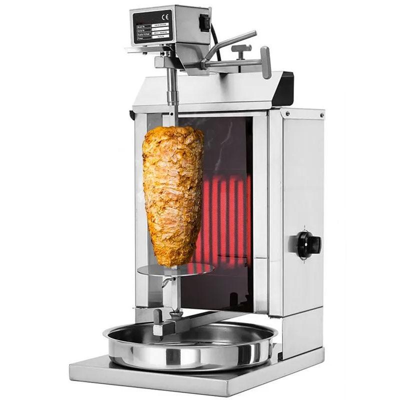 Grill Döner kebab électrique 1 brûleur max 5 kg - moteur en haut_2