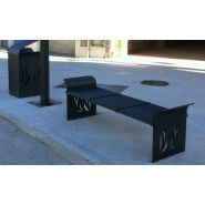 Banquette Esquirol - Conception moderne et robuste, personnalisable par découpe laser ou sérigraphie couleur_2