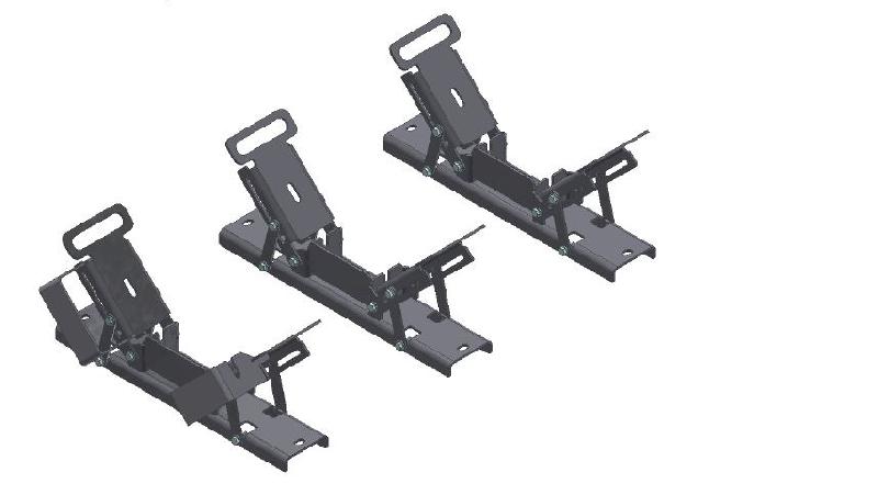 Châssis pour auge de réception - pour bandes 500 à 1200 mm - angle ajustable 20°, 30° ou 45°_2